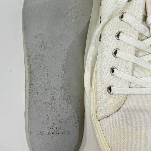 SAINT LAURENT canvas Low-Top Sneakers size 41 - Picture 6 of 9